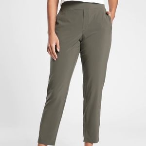 Athleta Booklyn Ankle Pant, Mountain Olive